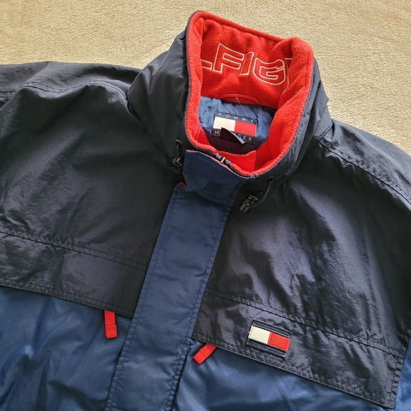 Vintage 90s Tommy Hilfiger Jacket, Men's Size Large - Picture 15 of 16